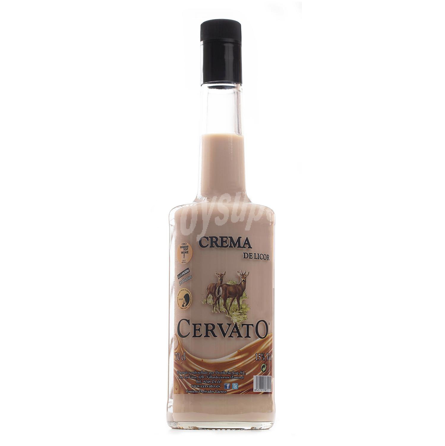 Crema de licor Cervato