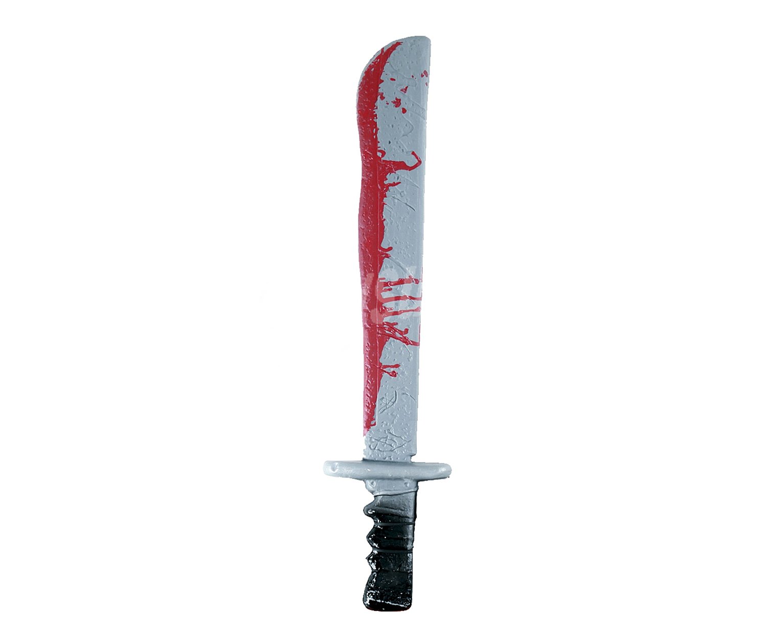 Complemento para disfraz de Halloween Machete con sangre de 61 centímetros,