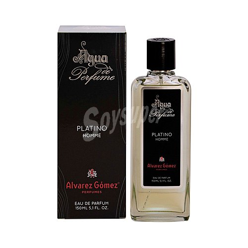 Alvarez gómez Eau de parfum para hombre con vaporizador en spray alvarez gomez Platino