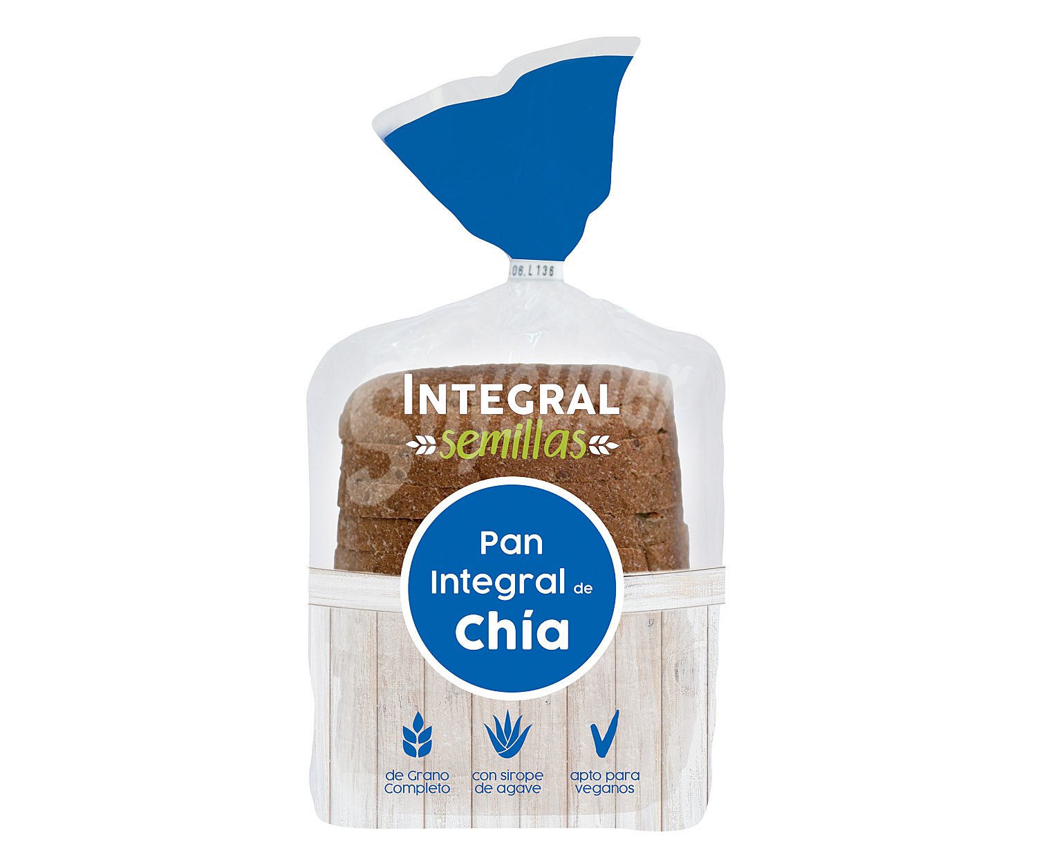 Biogran Pan de molde integral con chía biogran