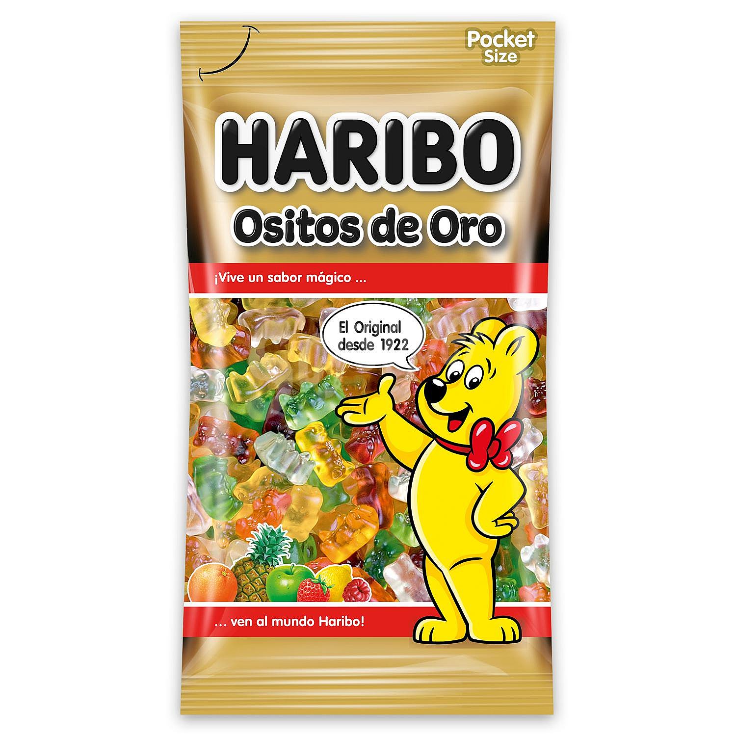 Caramelos de goma ositos de oro Haribo