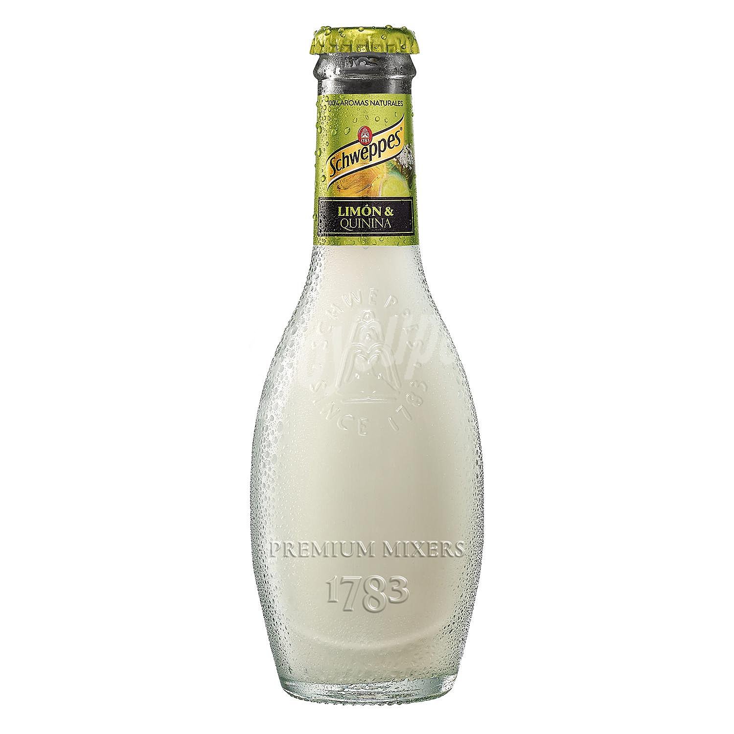 Tónica Schweppes con limón y quinina premium