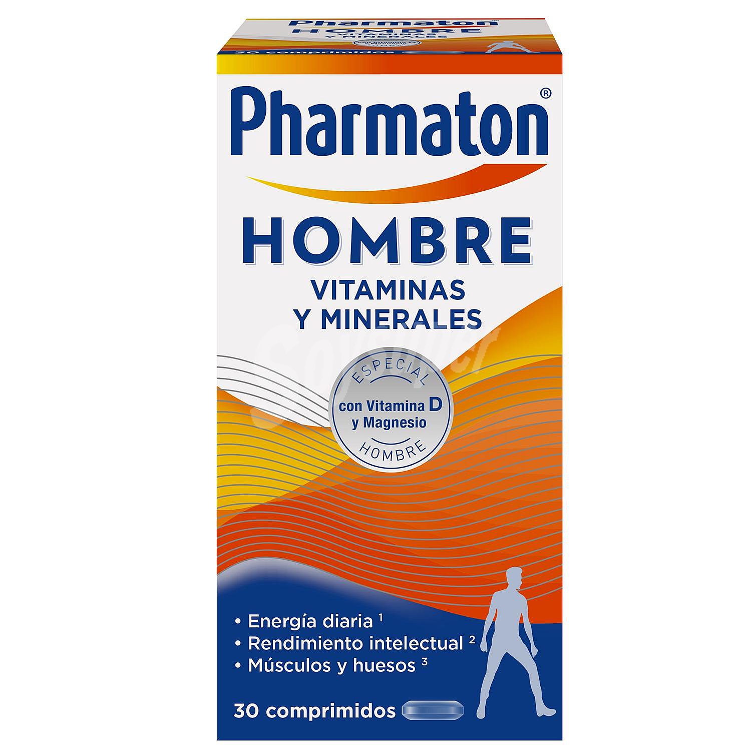 Complemento vitamínico especial hombres, con vitamina D y magnesio