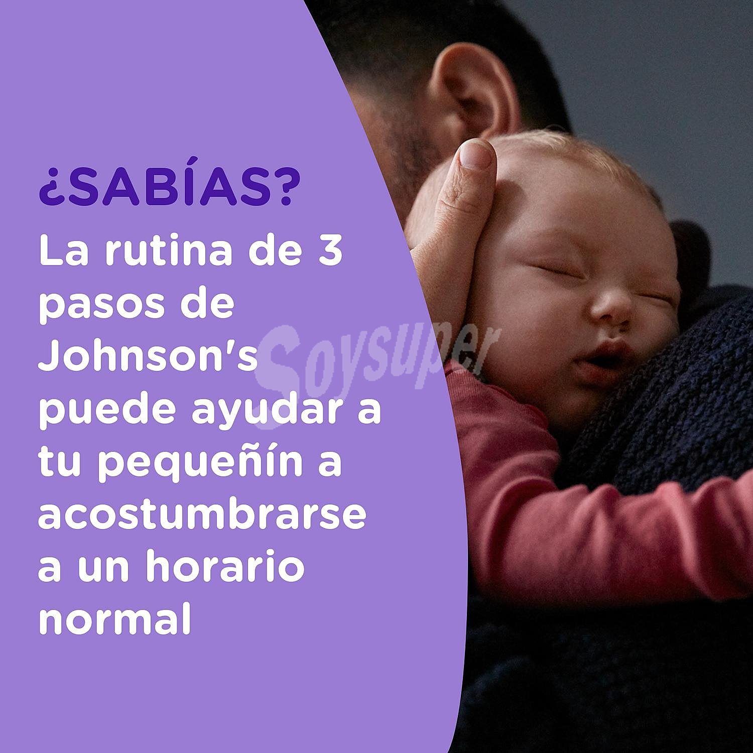 Champú con esencias relajantes naturalcalm lavanda y manzanilla dulces sueños Johnson's Baby