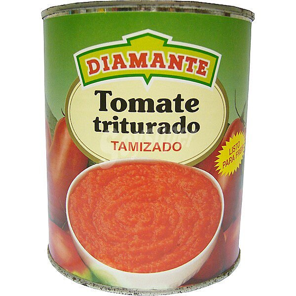 Tomate al natural triturado tamizado