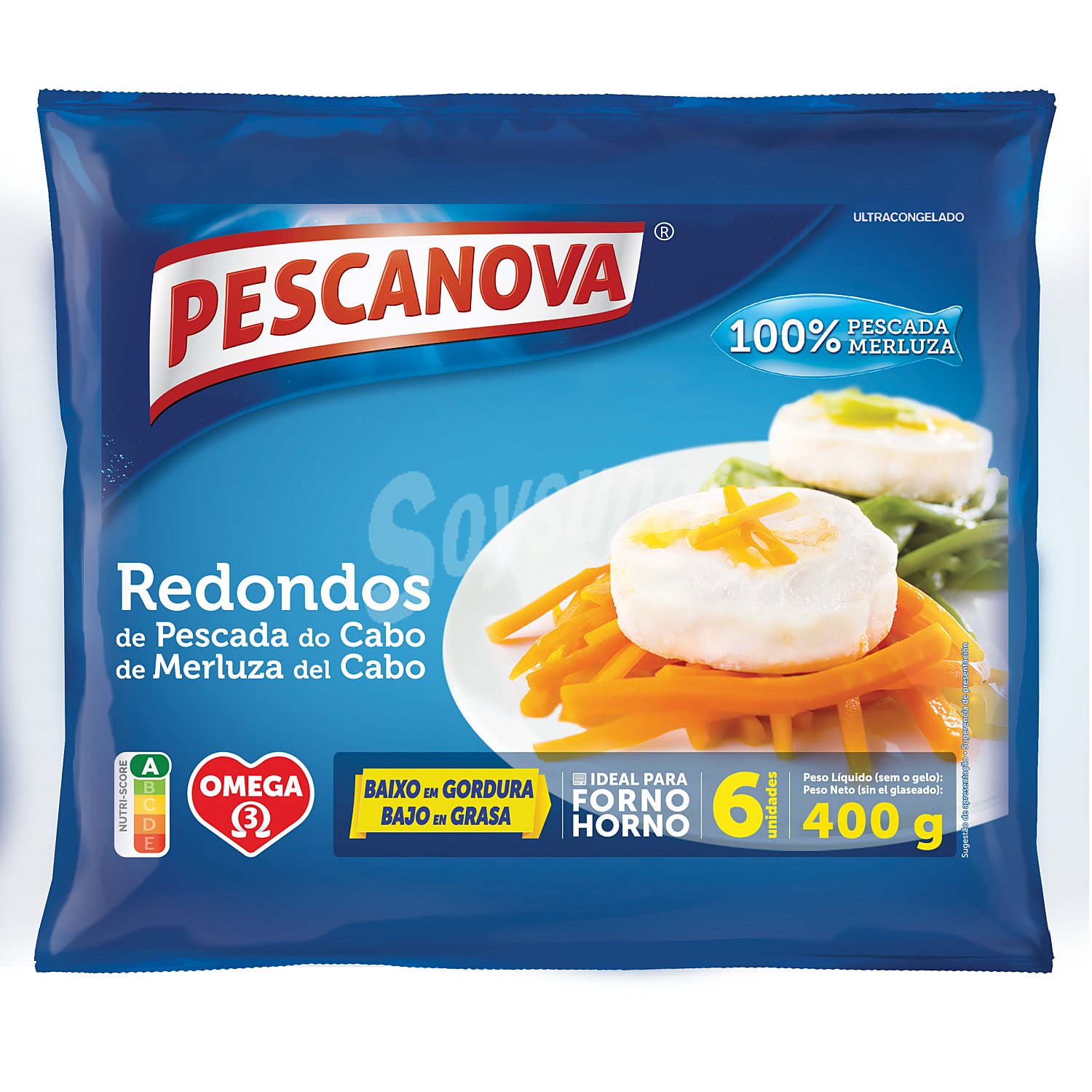 Redondos de merluza del Cabo bolsa 400 gr