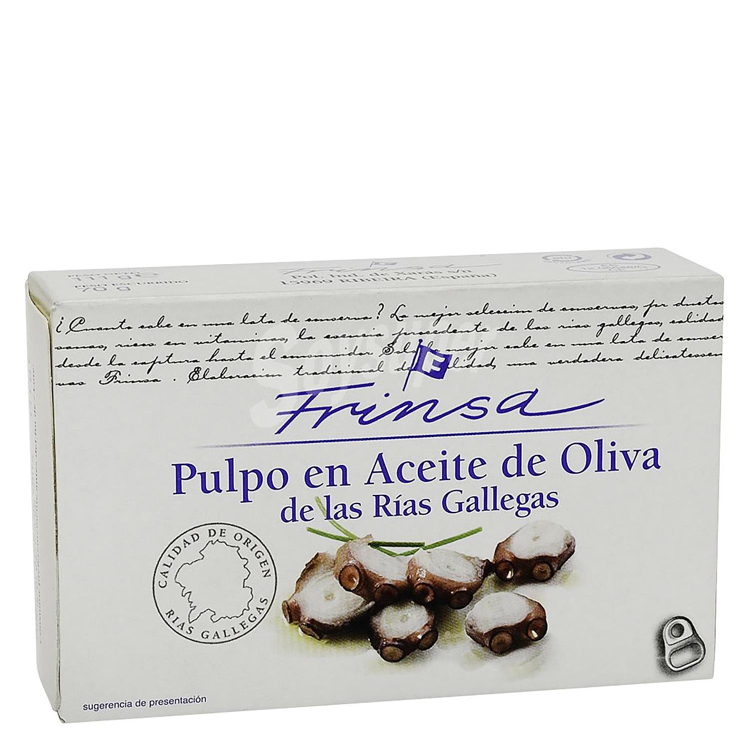 Pulpo en aceite de oliva