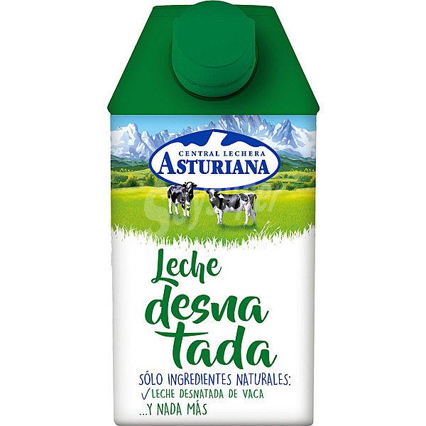 Leche desnatada brik 500 ml