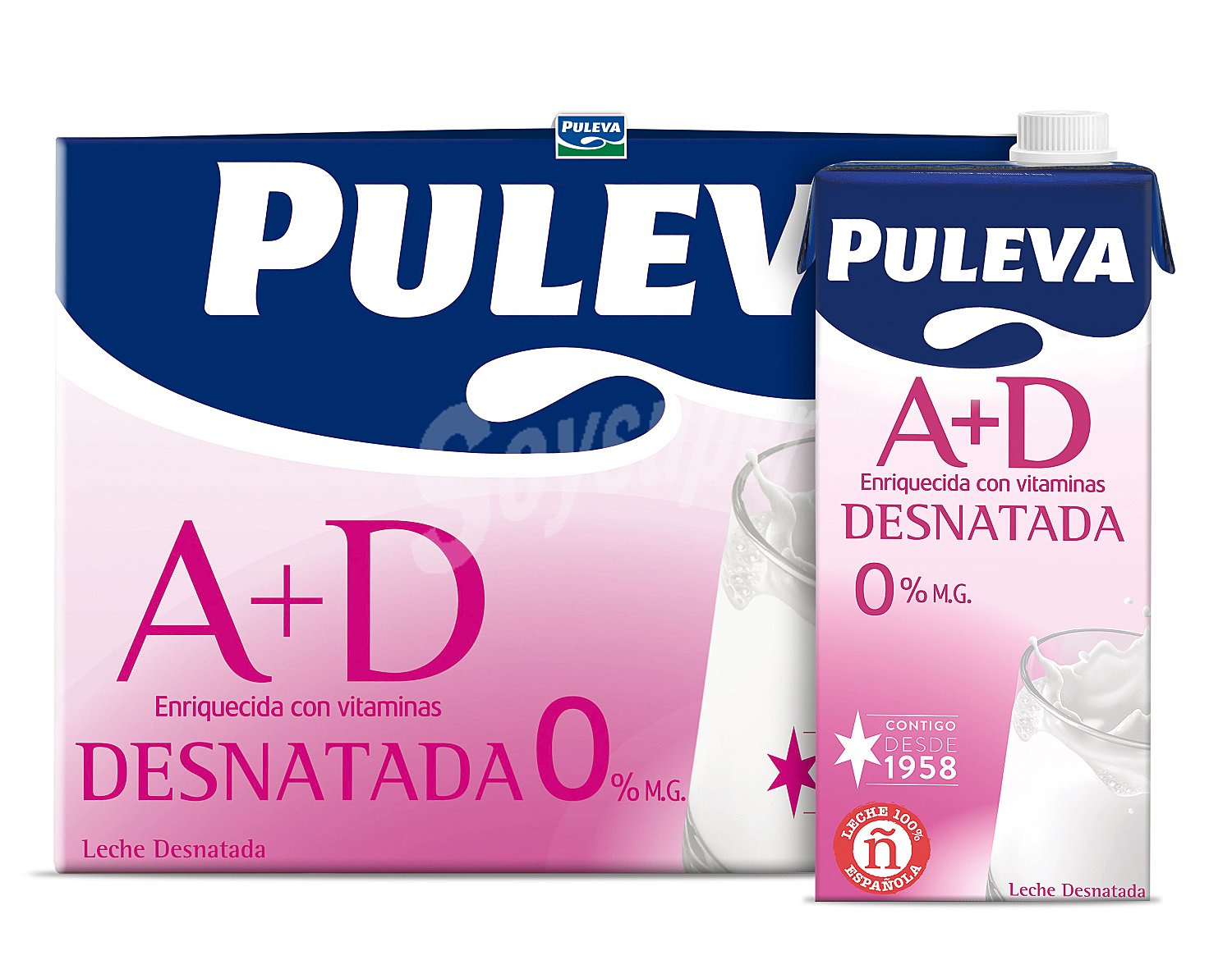 Leche clásica desnatada