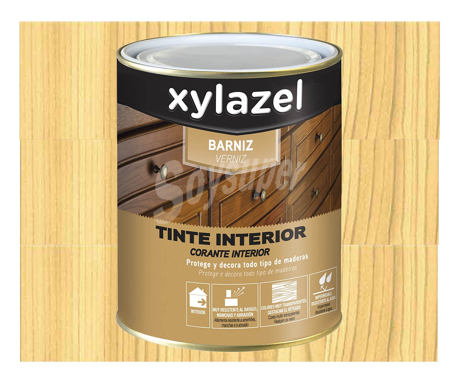 Barniz tinte interior, incoloro xylazel