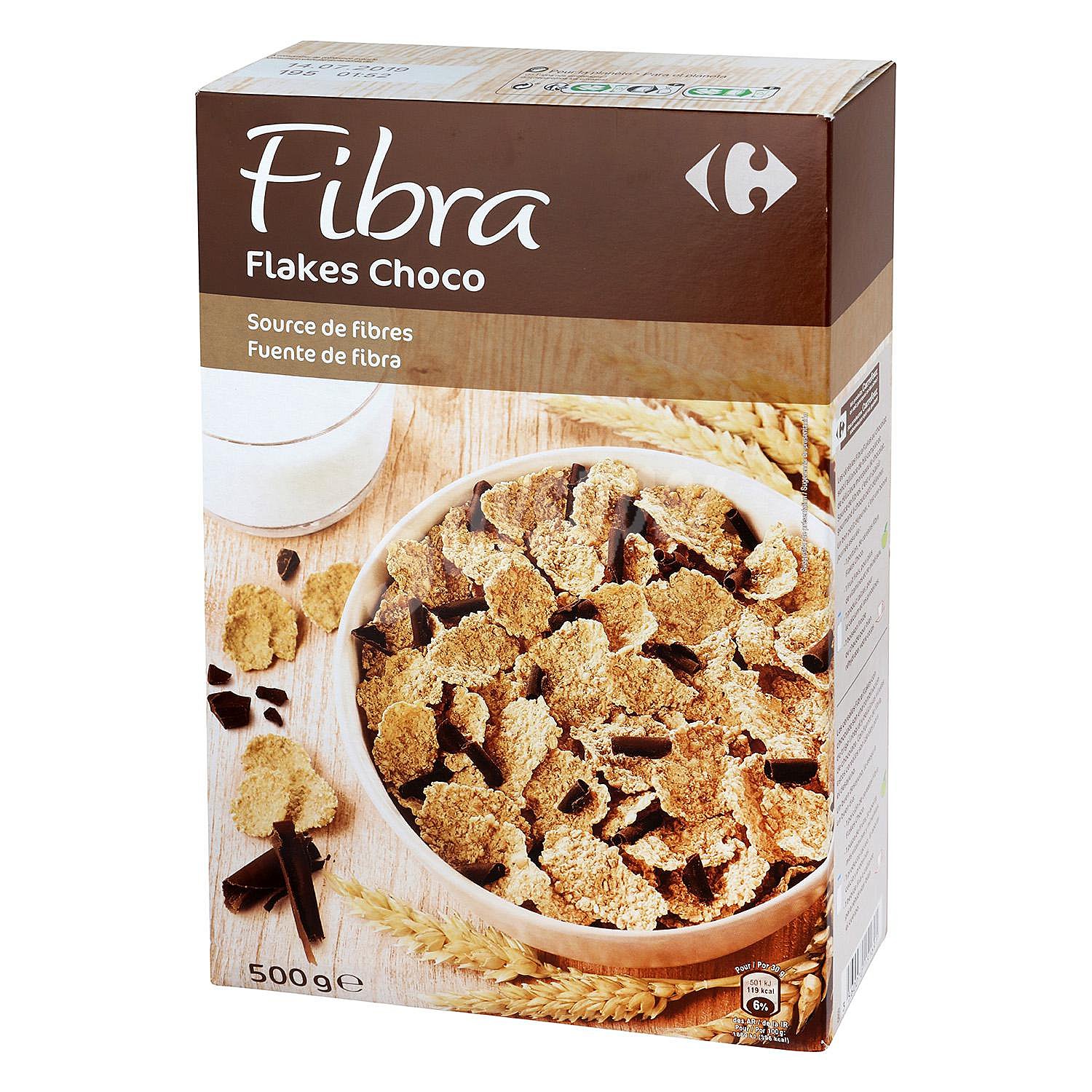 Cereales con chocolate Fibra