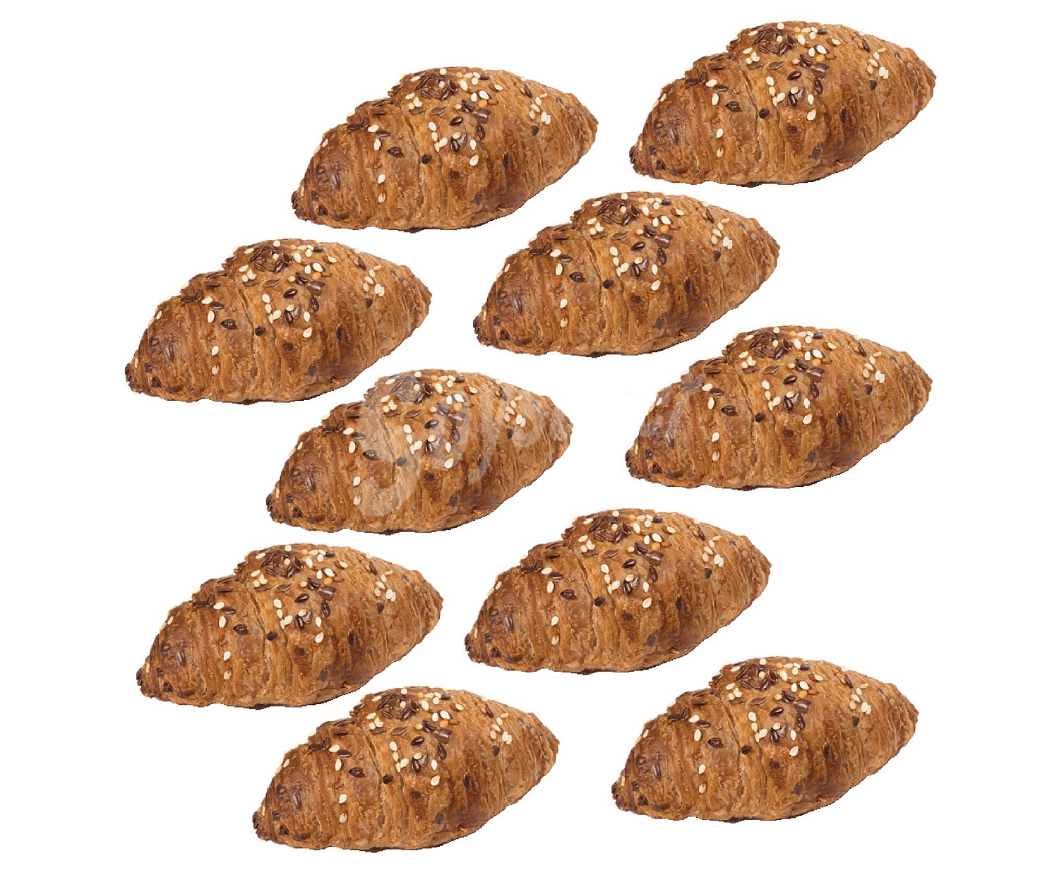 Mini croissant cereales, 10 uds, 260g.