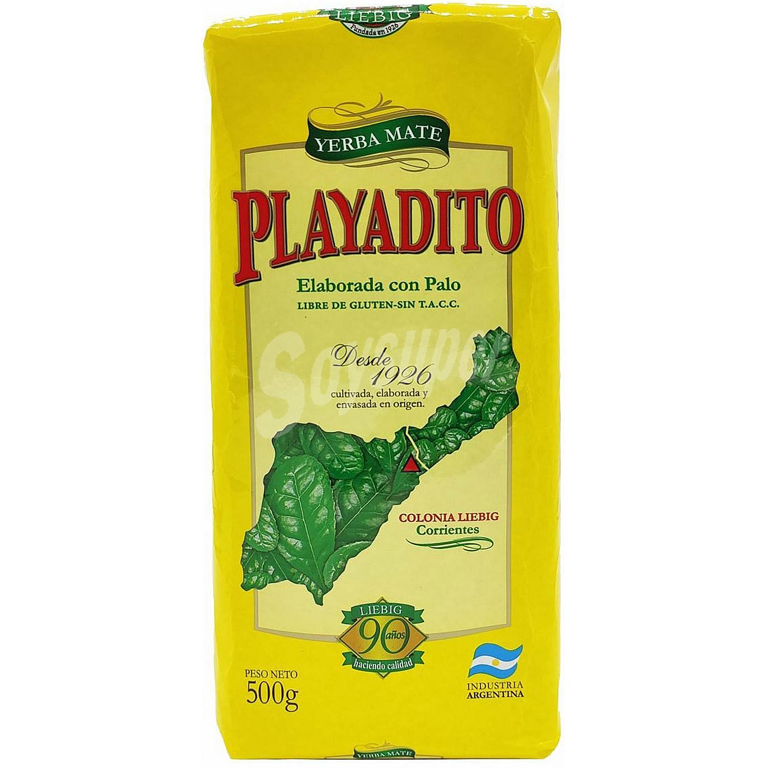 Yerba mate Playadito sin gluten