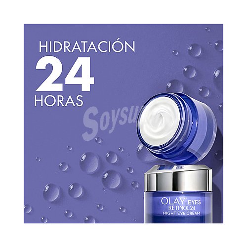 Olay Retinol 24 Crema de noche sin perfume para el contorno de los ojos