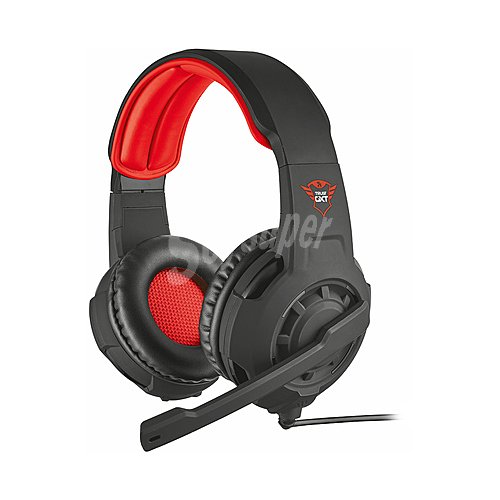 Auriculares gaming trust GXT 310 Radius, micrófono, control volumen, conexión jack 3.5 mm, compatible PC / xbox / PS4 / switch