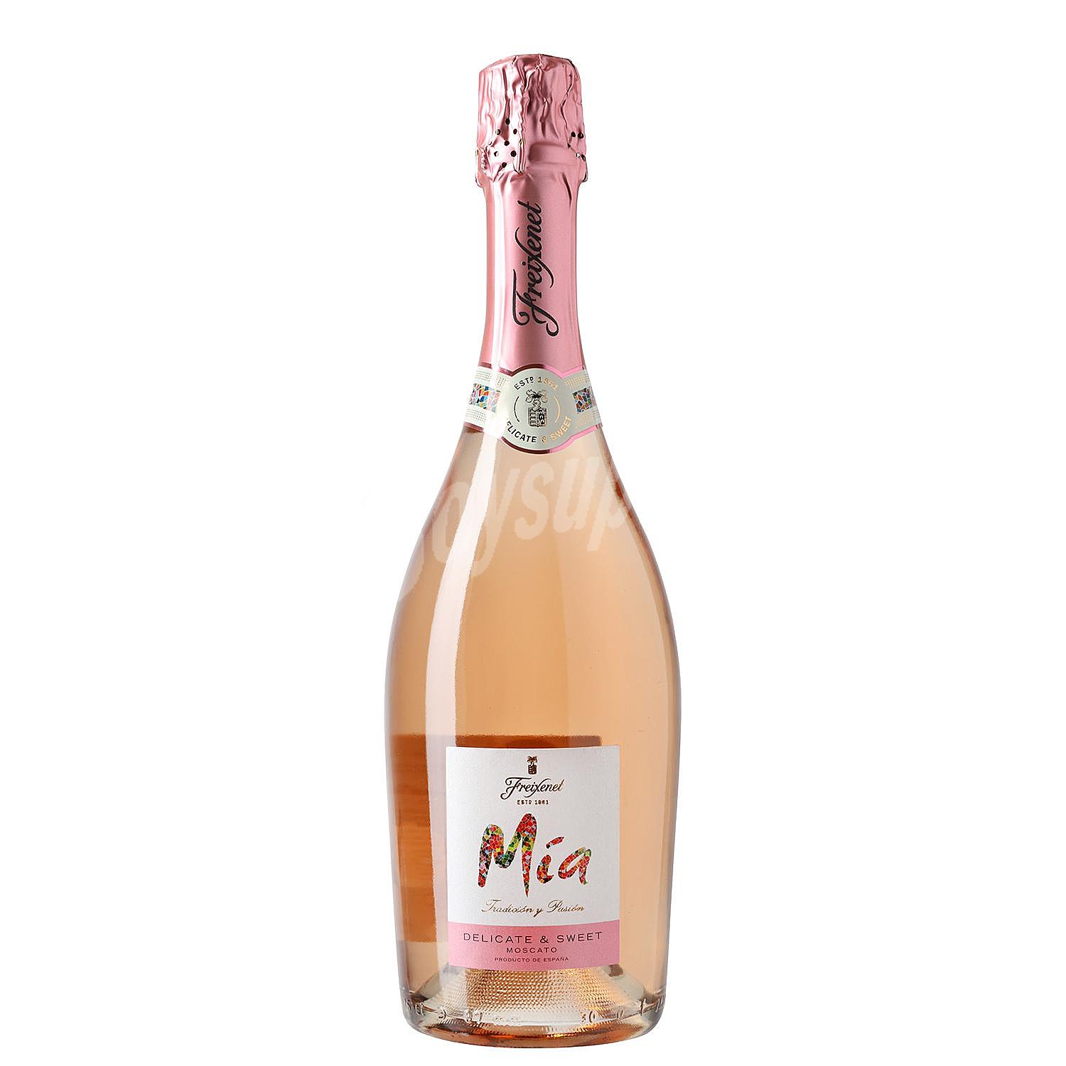 Mía vino rosado moscato pink frizzante