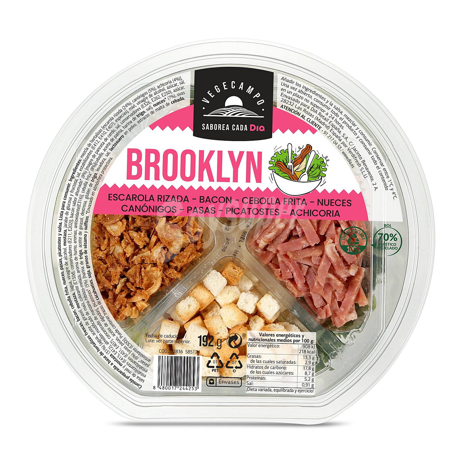 Ensalada brooklyn con bacon Al Punto