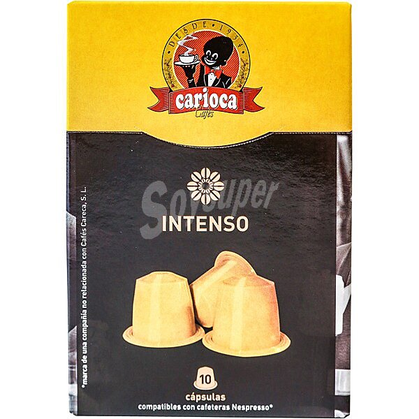 Café intenso compatibles con máquinas Nespresso