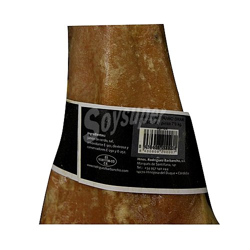 Sierra morena Jamón serrano reserva sierra morena pieza de (peso aproximado)