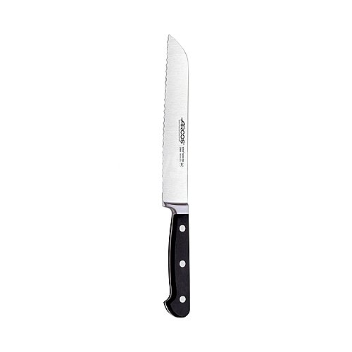 Cuchillo de cocina forjado para pan, 18 centímetros, arcos