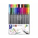 Estuche con 26 rotuladores de colores brillantes, trazado 0,3mm., Triplus fineliner, steadtler