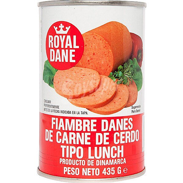 Fiambre danes carne de cerdo