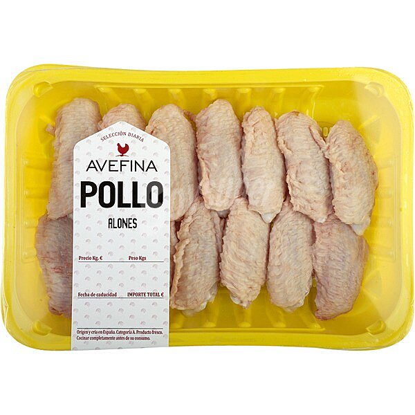 Alones de pollo peso aproximado