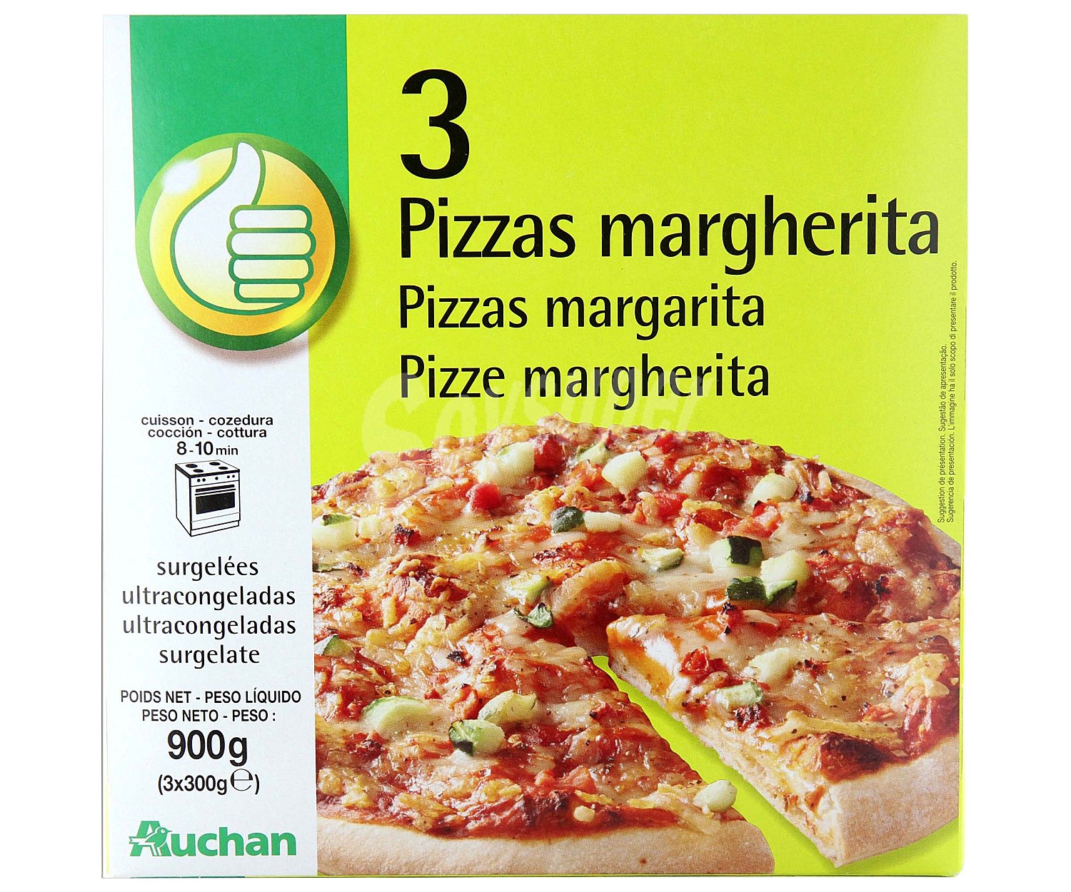 Producto económico alcampo Pizza margarita ultracongelada producto económico alcampo