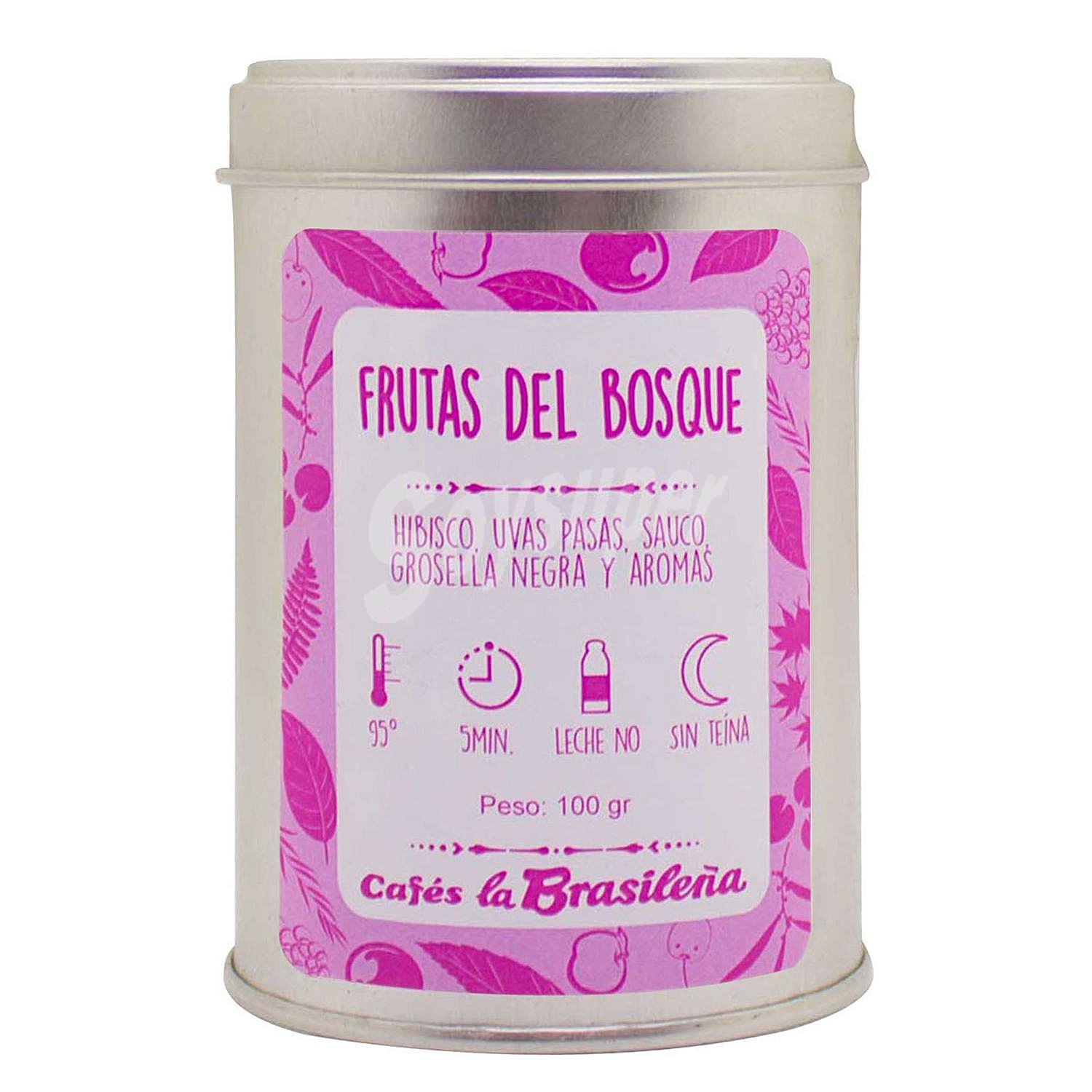 Infusión frutas del bosque Cafés La Brasileña