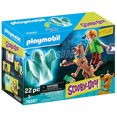 Conjunto de juego Scooby & Shaggy con Fantasma, Scooby-Doo! 70287 playmobil