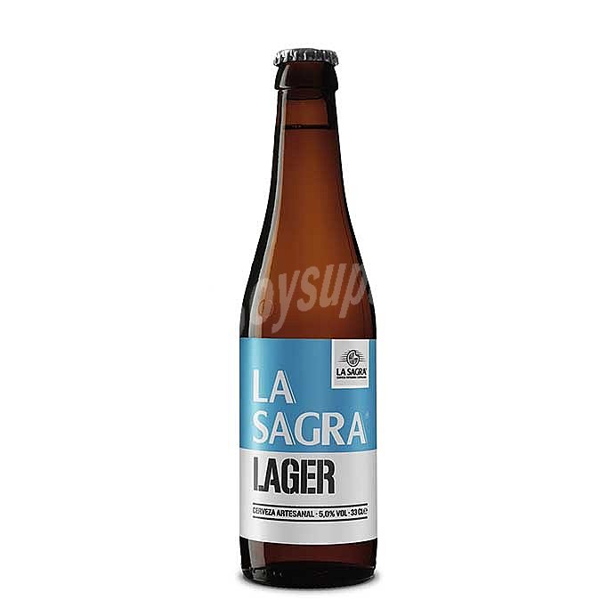 Lager cerveza rubia artesana castellana