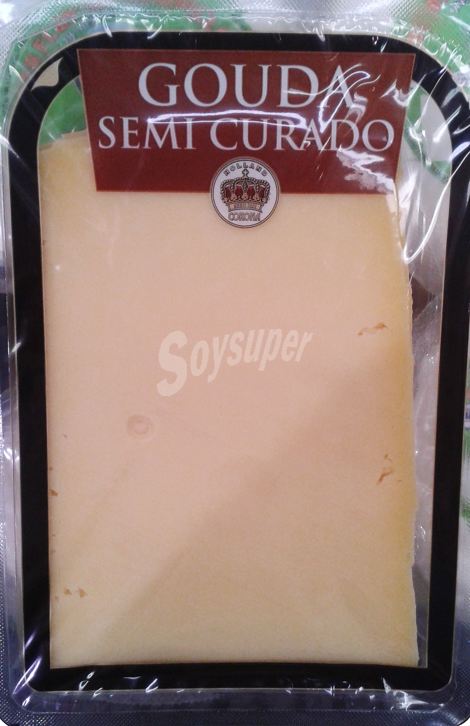 Queso barra lonchas gouda semicurado