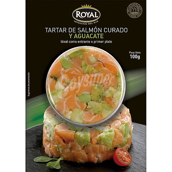 Tartar de salmón y aguacate