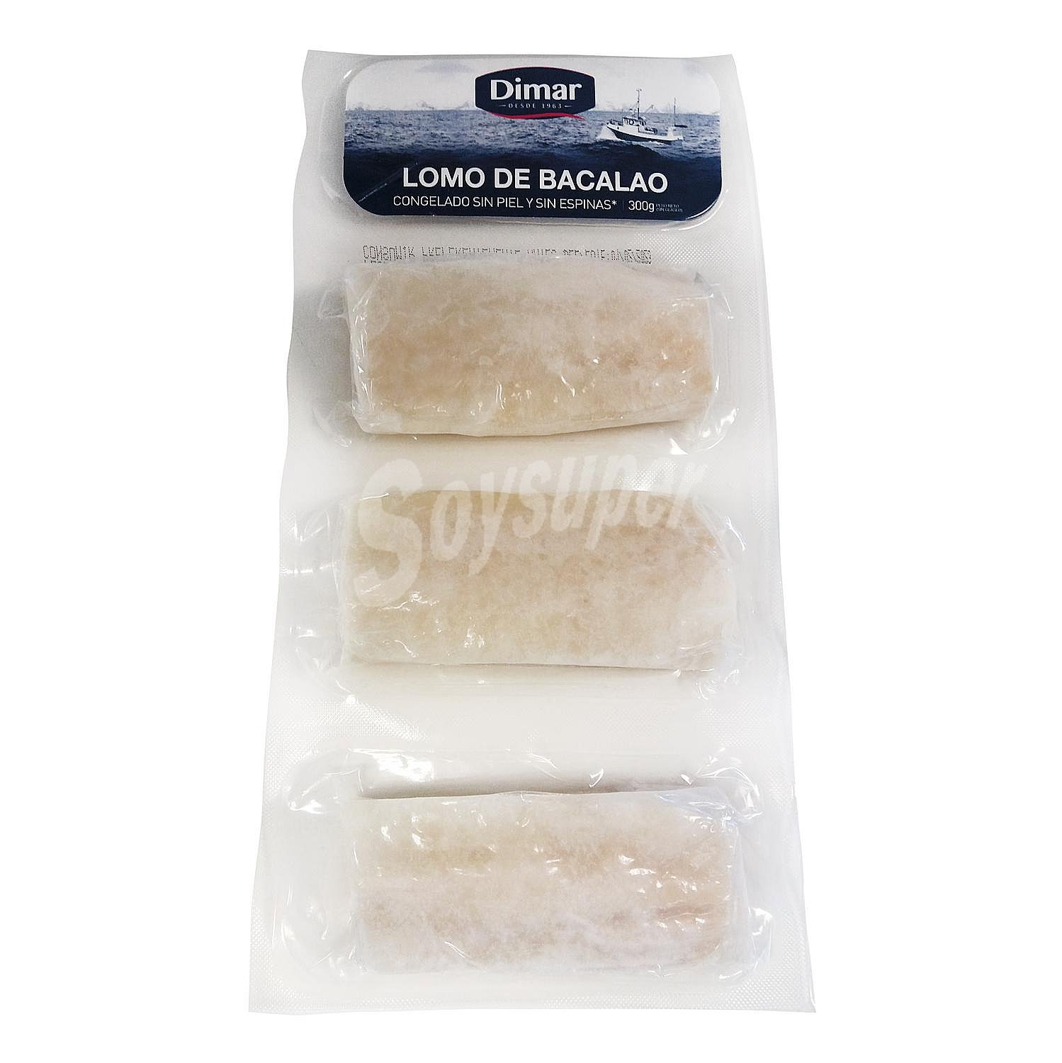 Lomos de bacalao sin piel y sin espinas Dimar