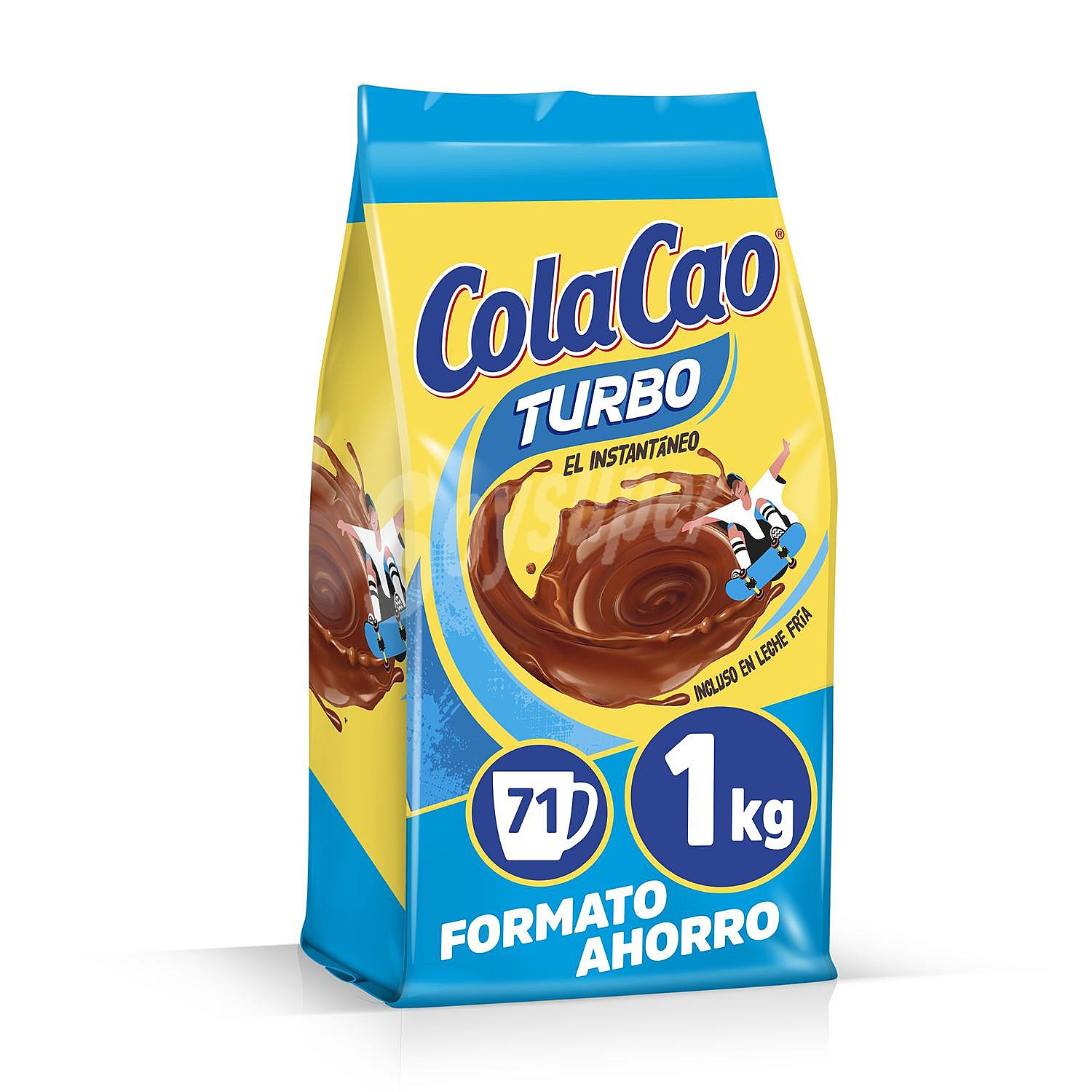 Cacao en polvo colacao Turbo, ecobolsa