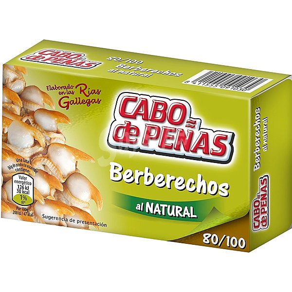 Berberechos al natural 80-100 piezas