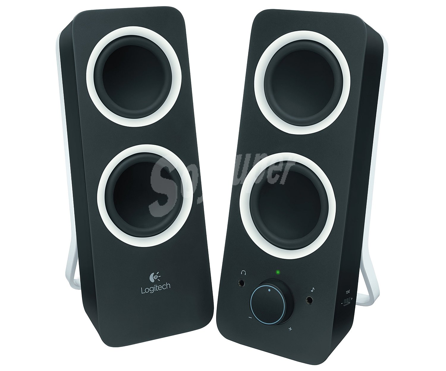 Altavoces 2.0 Z200, 10W, control volumen, control de graves 10W, control volumen, control de graves