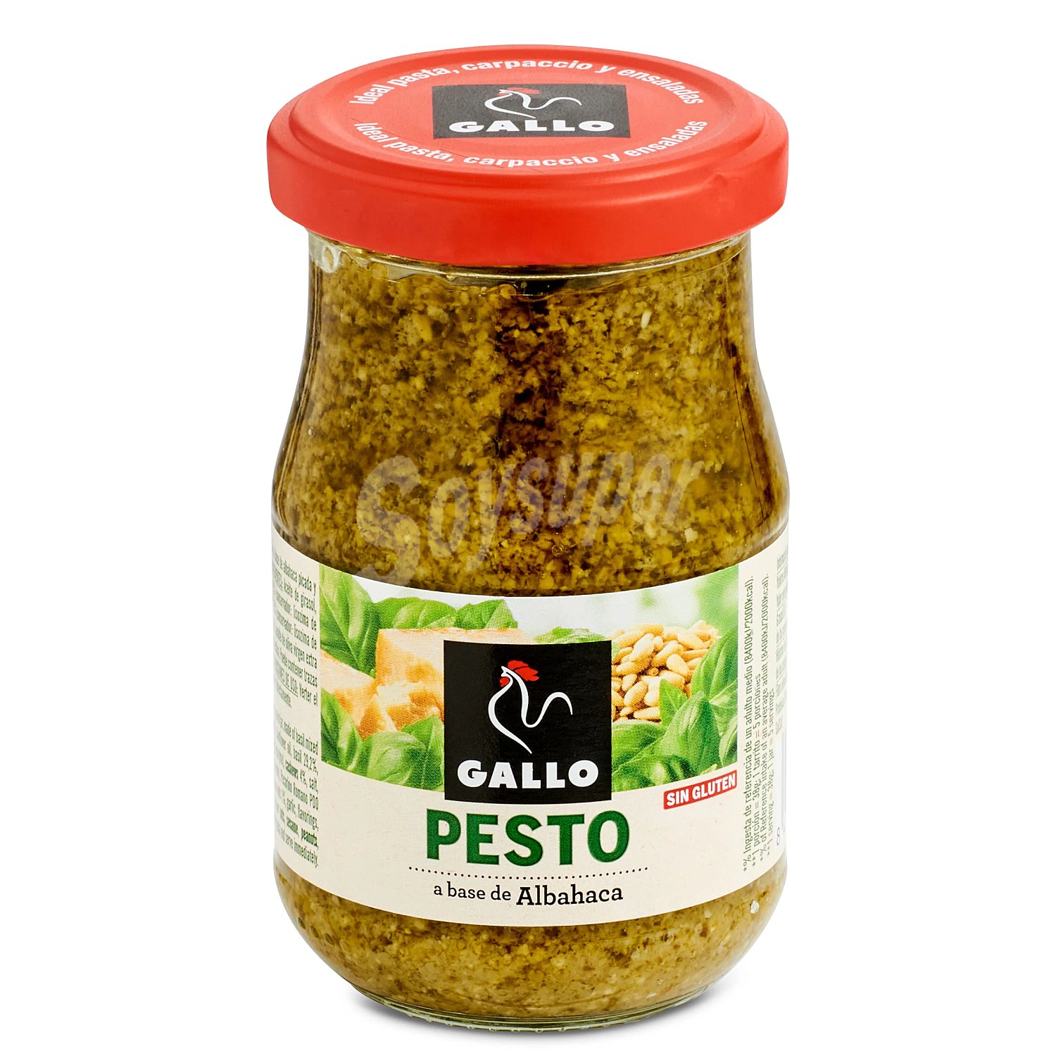 Salsa Pesto a base de albahaca gallo