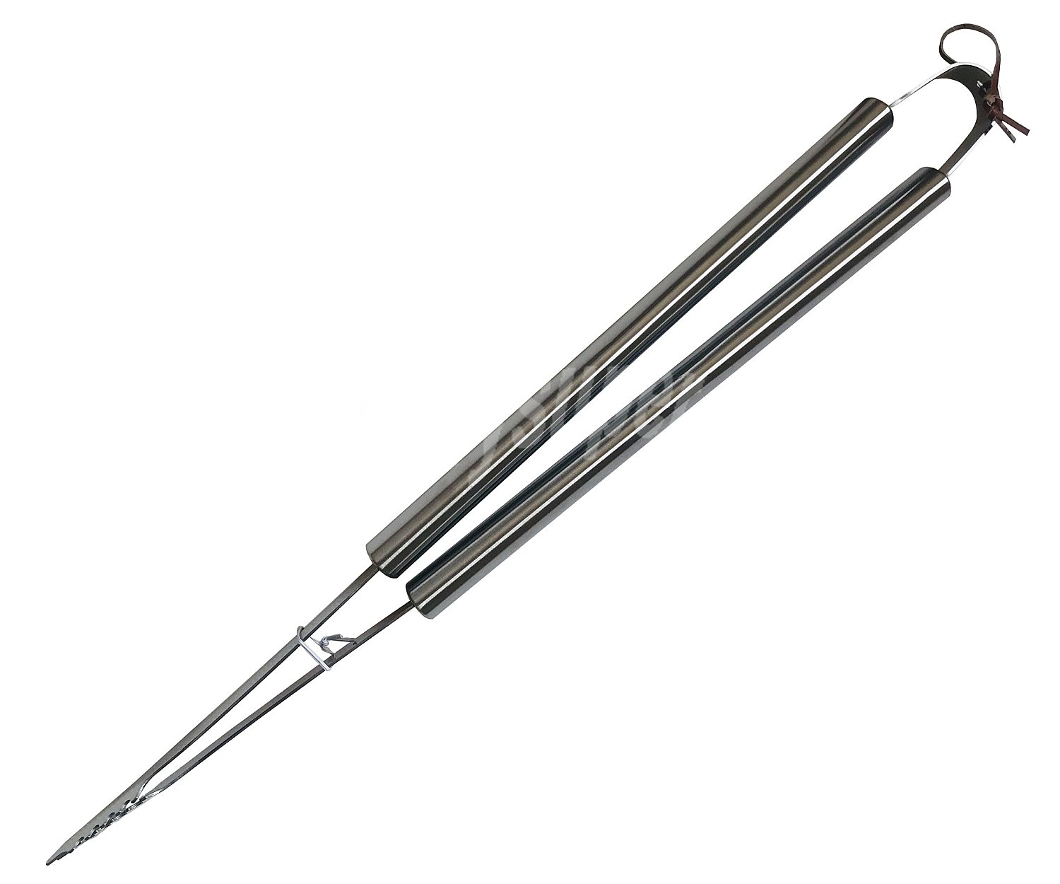 Pinzas de acero inoxidable para barbacoas, 63cm. tresdogar