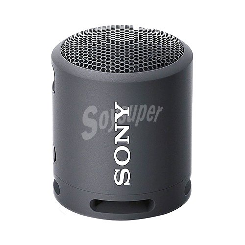 Mini altavoz sony SRS-XB13 por batería, 5W, hasta 16 horas de duración de batería, color negro