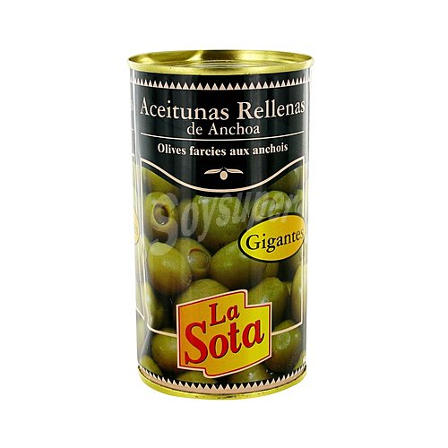 LA sota Aceitunas verdes rellenas de anchoa LA sota