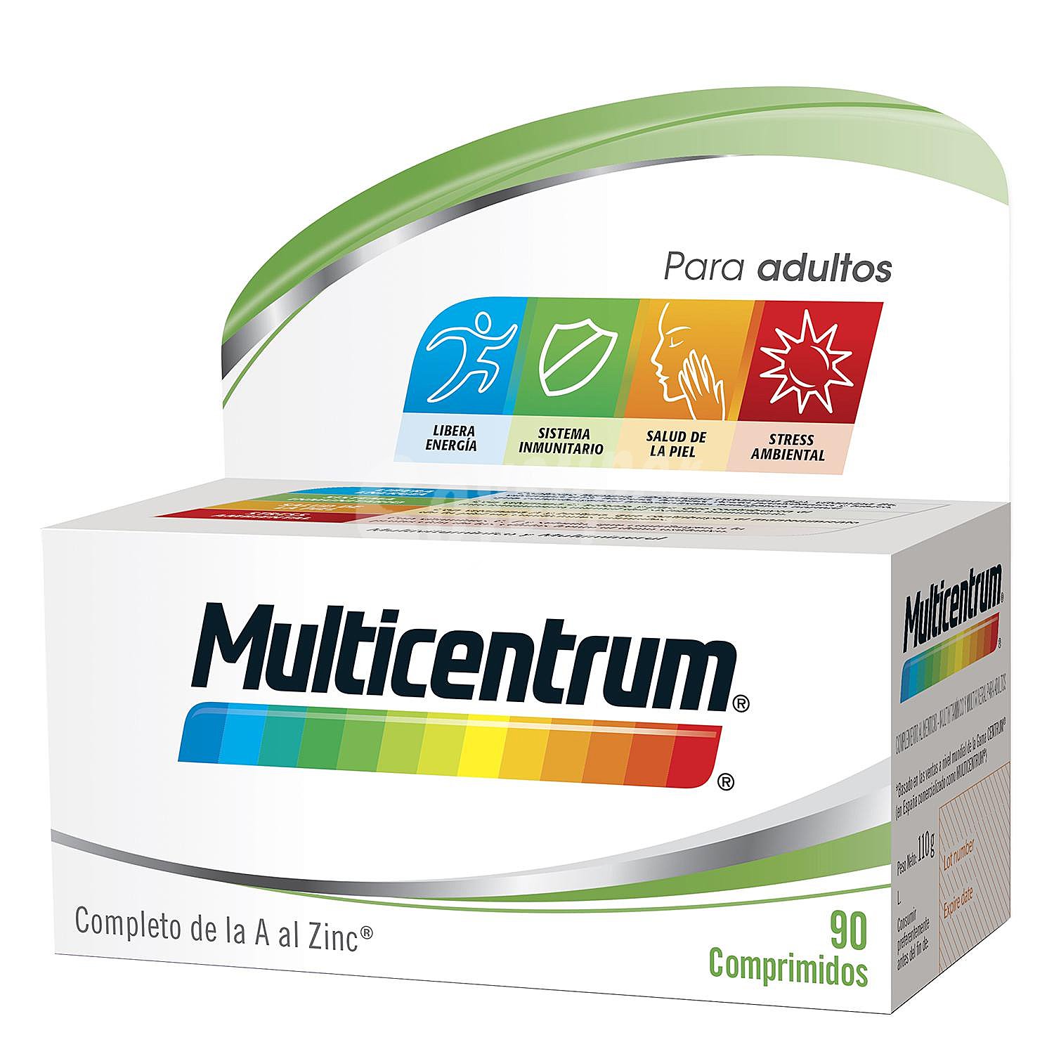 Multivitamínico para adultos (complemento alimenticio con vitaminas y minerales)