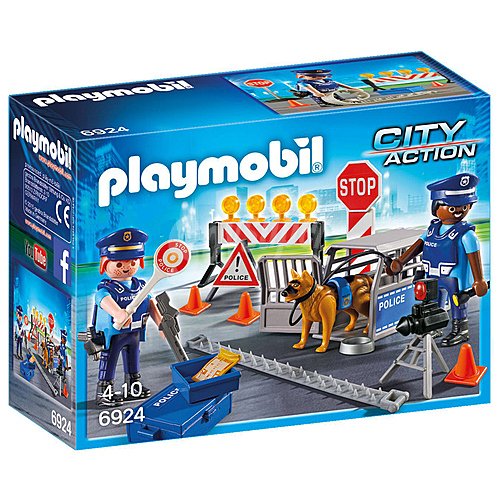 Escenario de juego Control de policía, City Action 6924 playmobil