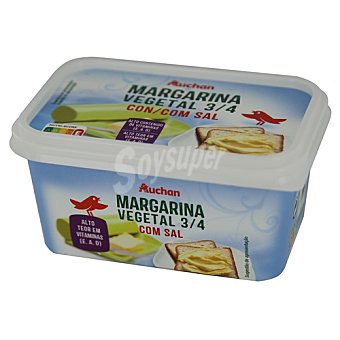 Producto alcampo Tarrina de margarina vegetal 3/4 con sal producto alcampo