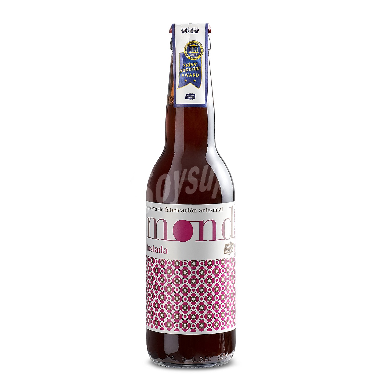 Cerveza tostada botella 33 cl