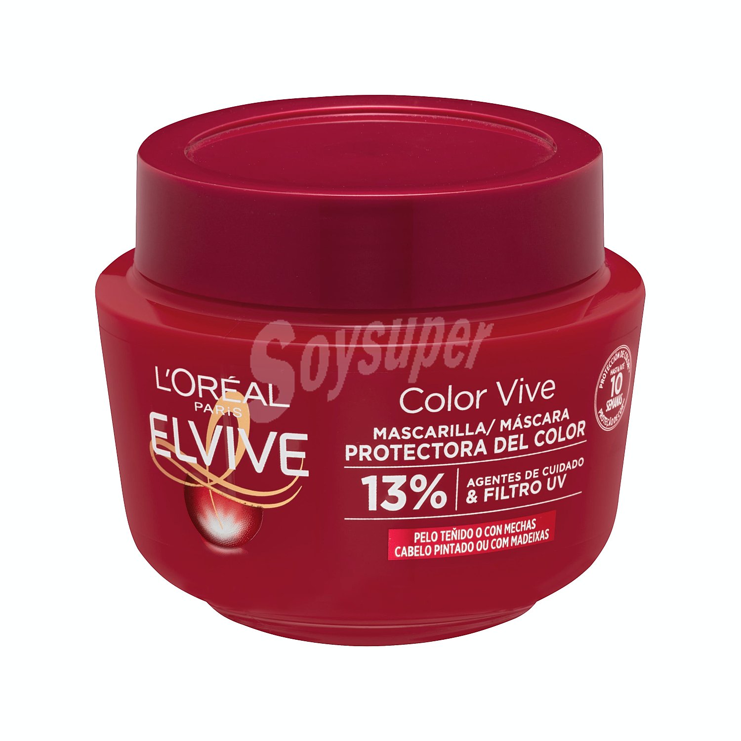 Mascarilla protectora para pelo teñido o co mechas elvive Color vive