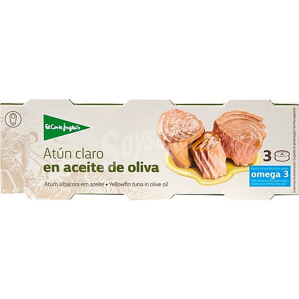 atún claro en aceite de oliva neto escurrido