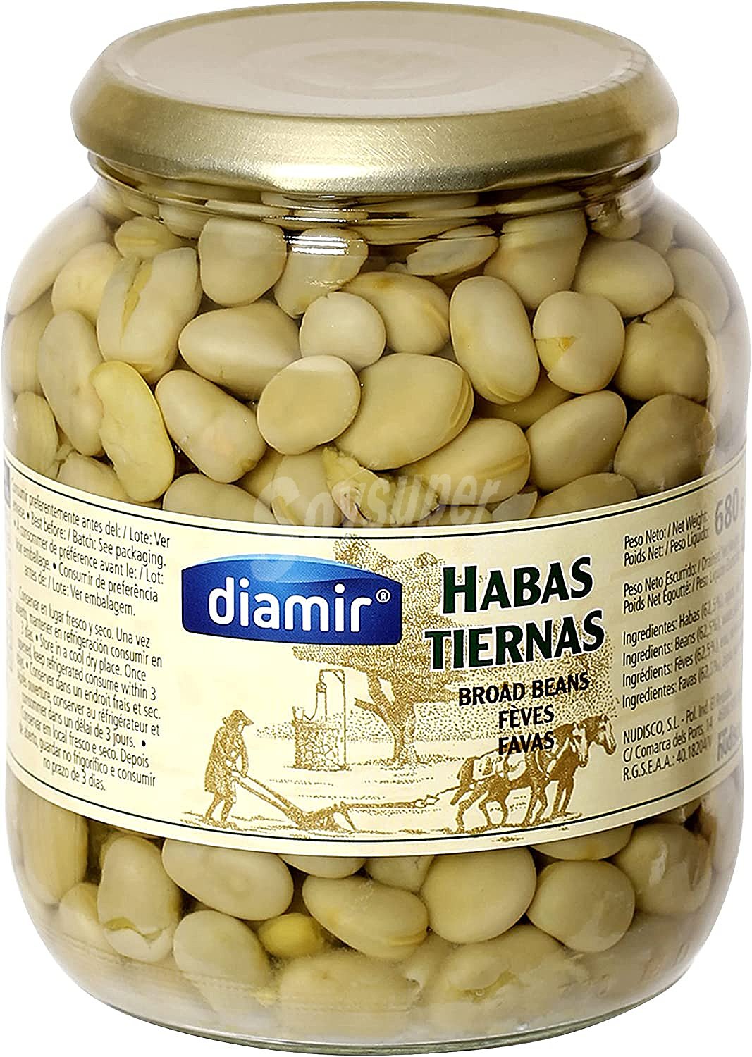 Habas tiernas Diamir