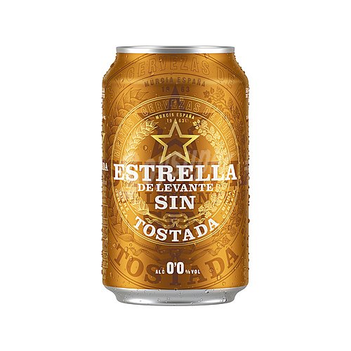 Estrella de levante Cerveza tostada sin alcohol estrella DE levante