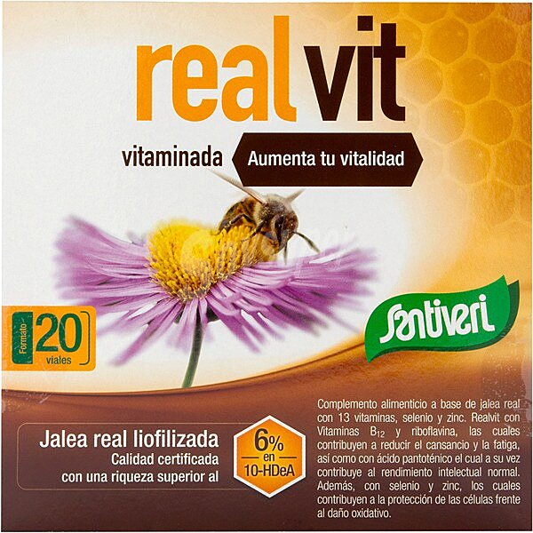 Realvit jalea real liofilizada y vitaminada 